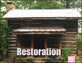 Historic Log Cabin Restoration  Lackey, Kentucky